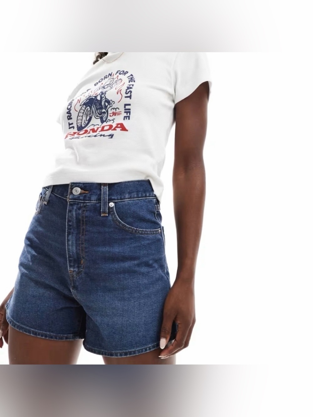 Levi’s High Waisted Mom Shorts
